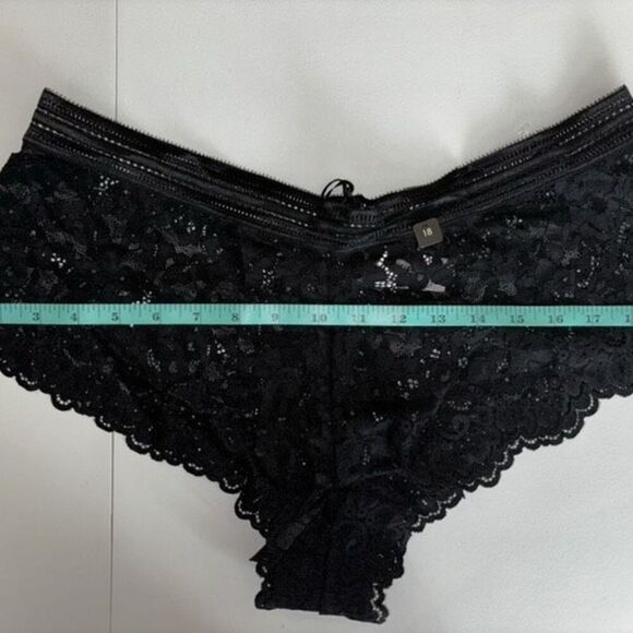 NWT Boudoir Sabine Cheeky Briefs Black Size M/18 - Picture 4 of 6
